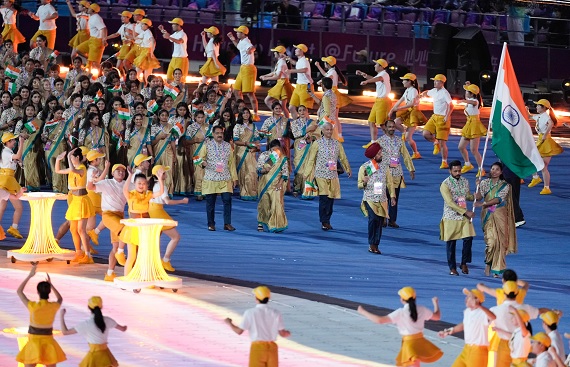 Asian Games 2023: Glittering show marks vibrant opening ceremony at Hangzhou Olympic Sports Stadium